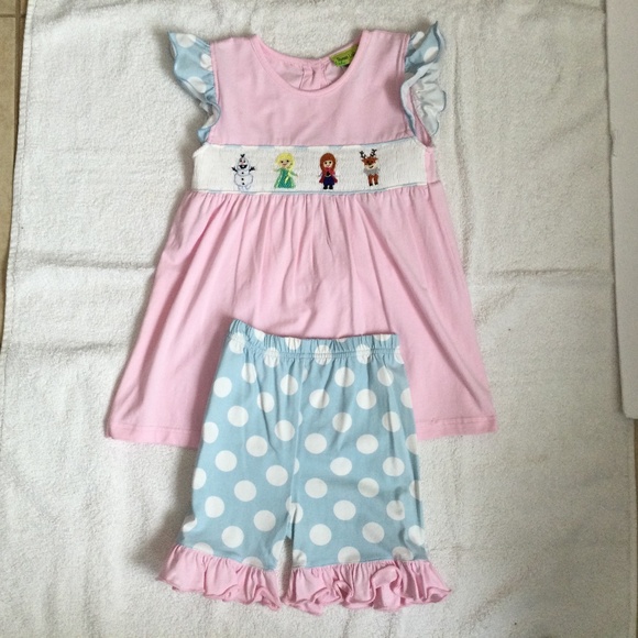 Disney Sweet LaRose Frozen Matching Set Size 4T - Picture 4 of 6